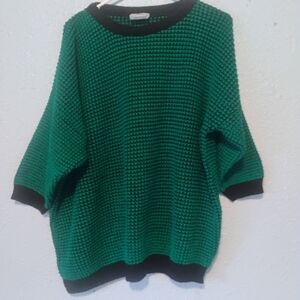 Emerald Green Vintage Adele Women's Knit Cardigan Sweater Holiday Vibes